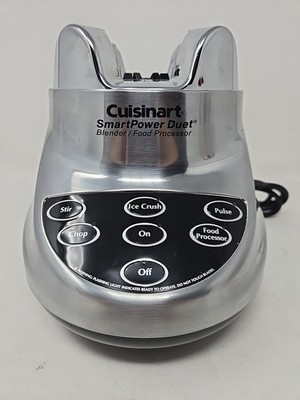 Cuisinart Smart Power Duet Blender Food Processor FPB-5CH Motor Base Only Silver