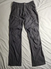 Kuhl Renegade Hiking Pants Mens Size 31x34 Dark Gray Outdoor Climbing Nylon 5120