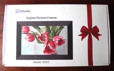 WONNIE Uhale 102KZ Wi-Fi Digital Photo Video Sharing Picture Frame MicroSD NEW