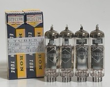 6BQ5 Haltron Matched Quad Vacuum Tubes Rechecked Used