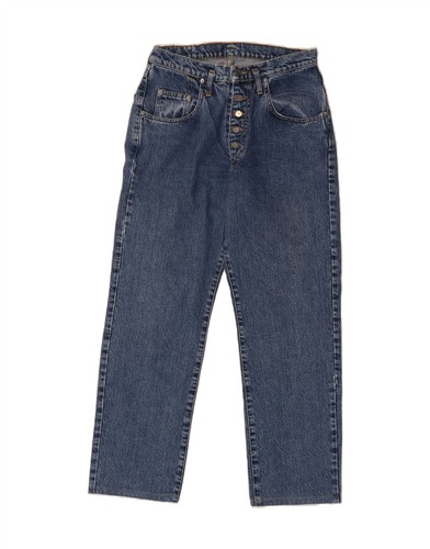 CHIPIE Damen Straight Jeans IT 40 Small W30 L29 Blau Baumwolle B113