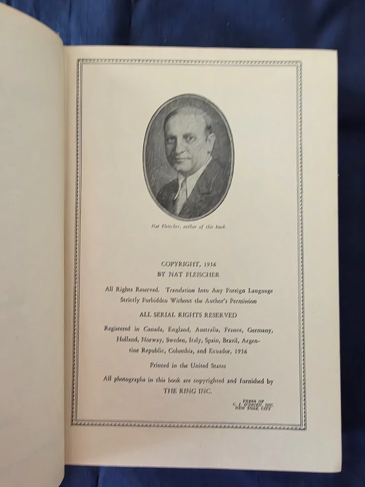 FROM MILO TO LONDOS / Nat Fleischer / Signed 1st / RARE Wrestling History 1936 - Imagem 4 de 4