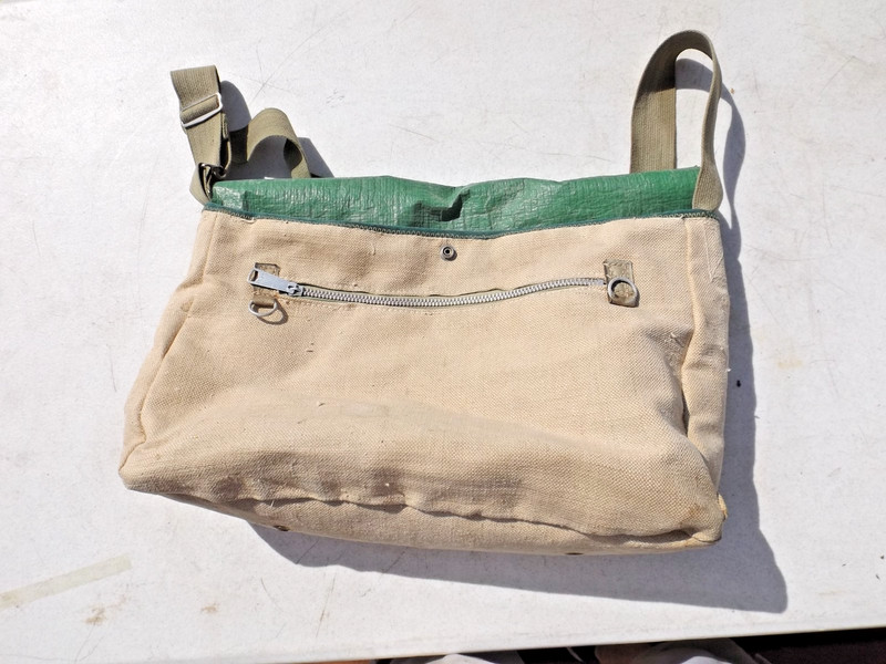 Vintage Canvas Fishing Creel