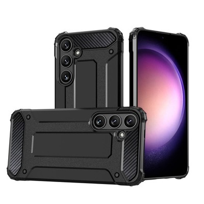 HURTEL HYBRID ARMOR CASE FÜR SAMSUNG GALAXY S24 FE GEPANZERTER HANDYSCHUTZ