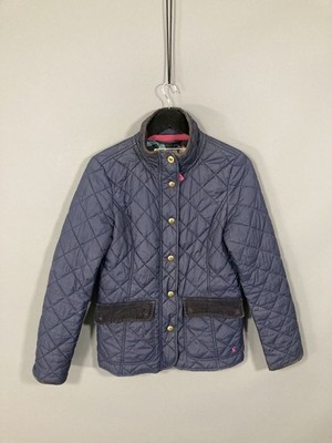 JOULES MOREDALE STEPPJACKE - Größe UK10 - Navy - Top Zustand - Damen