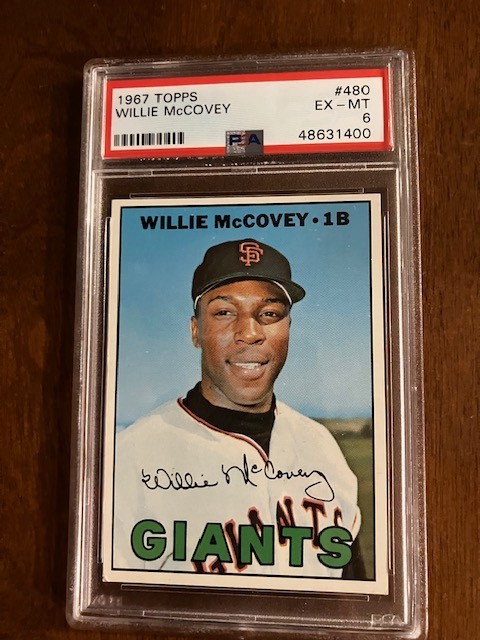 1967 Topps Willie McCovey #480 PSA  6 EXMT