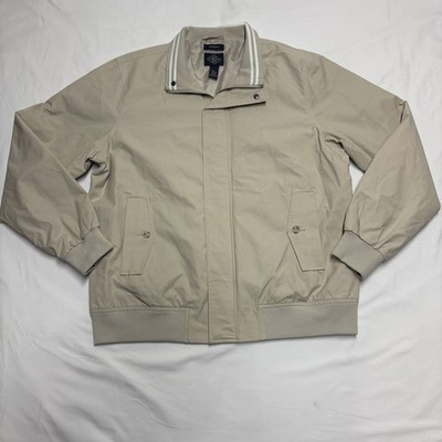 St Johns Bay Jacket Mens Large Authentic Harrington Bomber Windproof