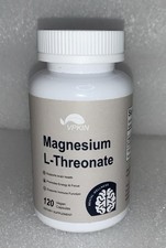 VPKIN Magnesium L-Threonate 120 Vegan Capsules Dietary Supplement