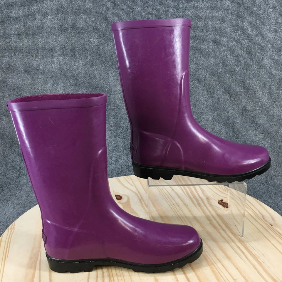 Columbia Botas Para Hombres 7 Downpour Ciruela Lluvia Pull On Comodidad Media Pantorrilla YY1162-541 Foto 2 de 4