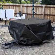 8 ft. x 10 ft. Reversible Black / SILVER Extreme-Duty Weather-Resist 12 mil Tarp