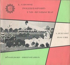 4. Grosse Polizei-Sport- und Musikschau 1. Juli 1967 Düsseldorf Rheinstadion Fes