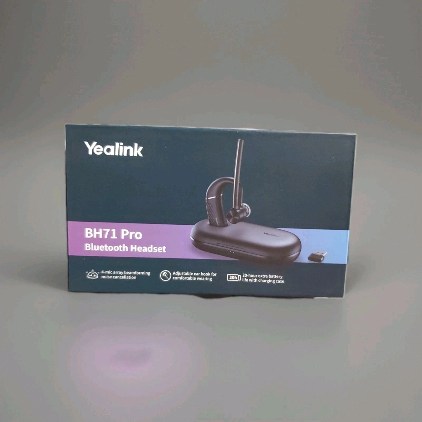 Yealink BH71 Pro Bluetooth Earpiece, Office Wireless Headset with Charging Case,