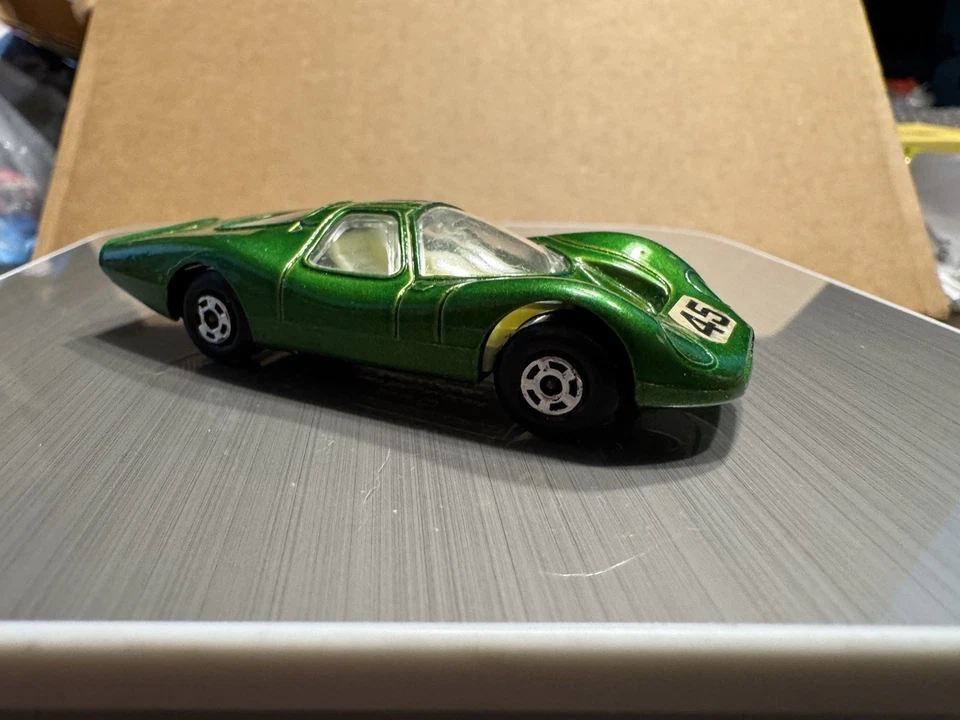 Caixa de fósforos vintage Lesney Superfast nº 45 Ford Group 6 fabricado na Inglaterra 1969 - Imagem 2 de 4