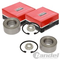 2X Mapco RADLAGER-SATZ Hinten Beidseitig Passend FüR BMW 1 3 | 26653
