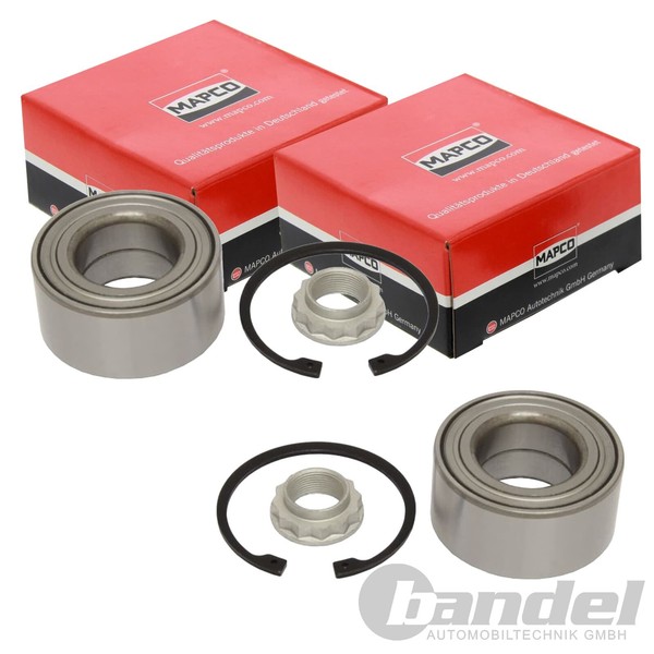2X Mapco RADLAGER-SATZ Hinten Beidseitig Passend FüR BMW 1 3 | 26653-image