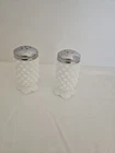 Vintage Hobnail Milkglass Salt & Pepper Shakers Farmhouse