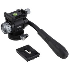 Mini Tripod Fluid Head Pan Tilt Head Panoramic Ball Head Arca Swiss Plate DSLR