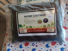 Soil Builder Worm Castings Organic Fertilizer 1 Gal  FAST SHIP 