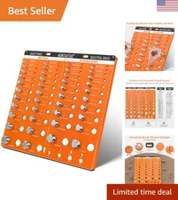 54-Size Nut and Bolt Thread Checker: Precision Gauge for Quick Identification