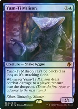 MTG Yuan-Ti Malison Foil ** Adventures in the Forgotten Realms ** English