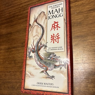 The Fortune Teller s Mah Jongg Derek Walters 1988 Set w/ Book & 3 Sealed Decks