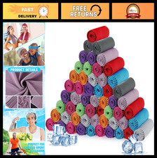 200 Pcs Cooling Towels Bulk for Neck Face, Quick-Dry, Multicolor, Sports Out