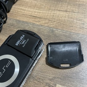 Sony PSP 1001 Console w/OEM Charger, Mem Stick Case, 2 Games, Movie Tested Works