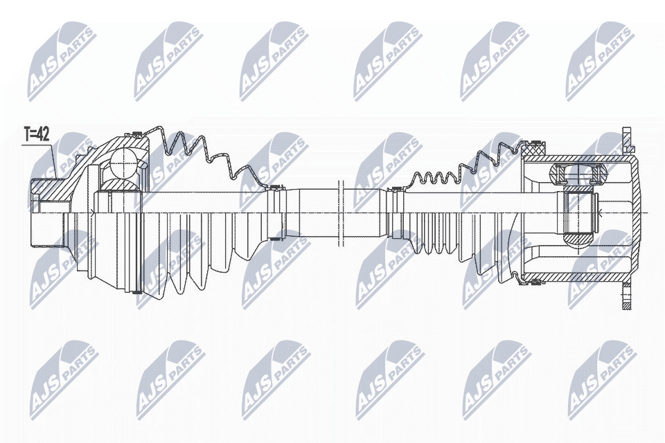 Drive Shaft Fits for Audi ENG.2.0TDI,2.0TFSI A4 B9 / Avant / Allroad Quattro 1 - Image 5