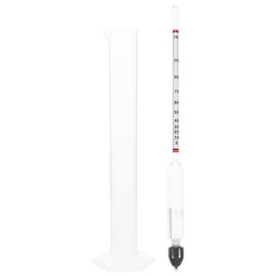 1Set Hydrometer Alcohol Measuring Tools for Wine Beer Brewing Supplies
