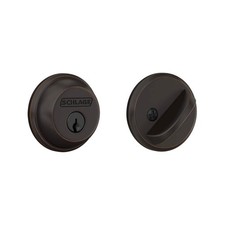 Schlage B60 Series Aged Bronze Single Cylinder Deadbolt High Security Durable