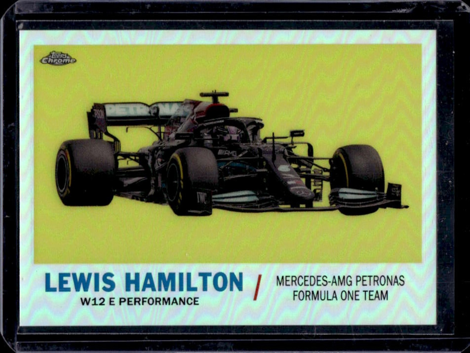 2021 Topps Chrome F1 Lewis Hamilton 1961 Sports Cars Refractor #T61-LH