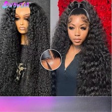 Water Wave Curly 13x4 13x6 HD Deep Wave Lace Frontal Wig 5x5 Glueless Human Hair