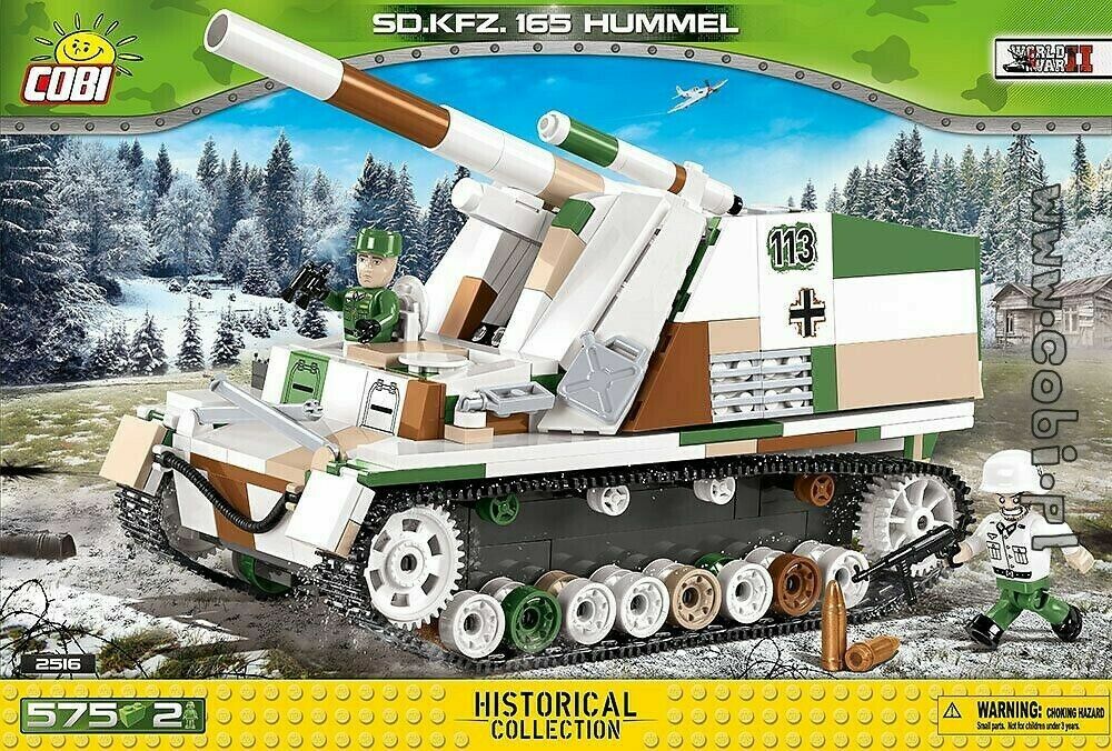 COBI 2516 Hummel german self propelled gun panzer Sd.Kfz 165 COBI 2516 Hummel german self propelled gun panzer Sd.Kfz 165