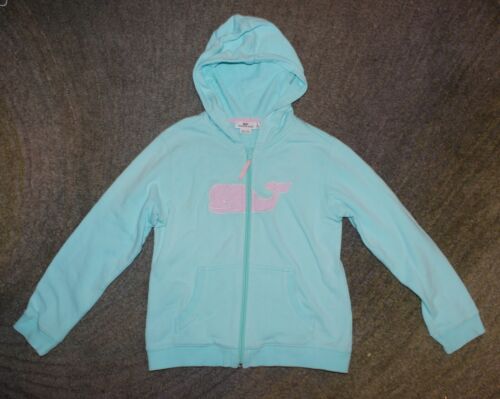 Vineyard Vines Mädchen Aqua Hoodie-Größe S (7-8)-EUC