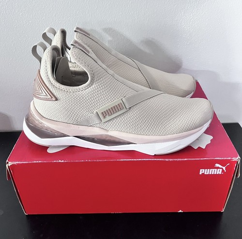 Talla 9 - PUMA LQDCELL Tacón Medio Iridiscente Rompido Nube Plateada Oro Rosa Nueva Caja - Imagen 5 de 12