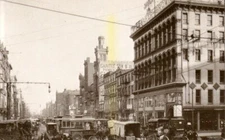 Postcard- Market Street, John Wanamaker First Store,  Philadelphia, PA  3149