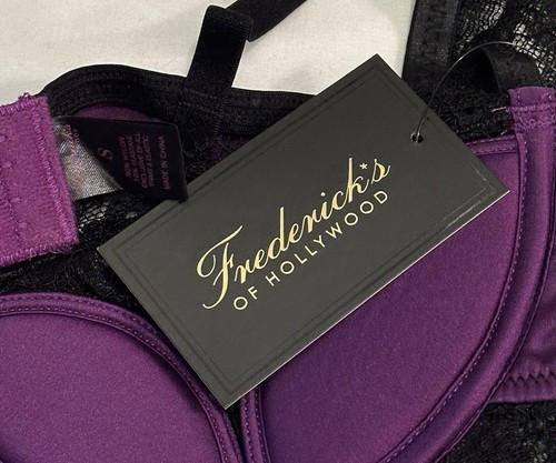 Fredericks of Hollywood lila Bügel Ilana Body Gr. Small NEU - Bild 3 von 4