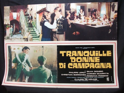 FOTOBUSTA CINEMA - TRANQUILLE DONNE DI CAMPAGNA - F. LEROY - 1980