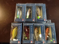 MODEL 3/8 LCR fishing bait lure Chrome/Shad/Ghost/Bluegill/Raybur Red H2O Xpress