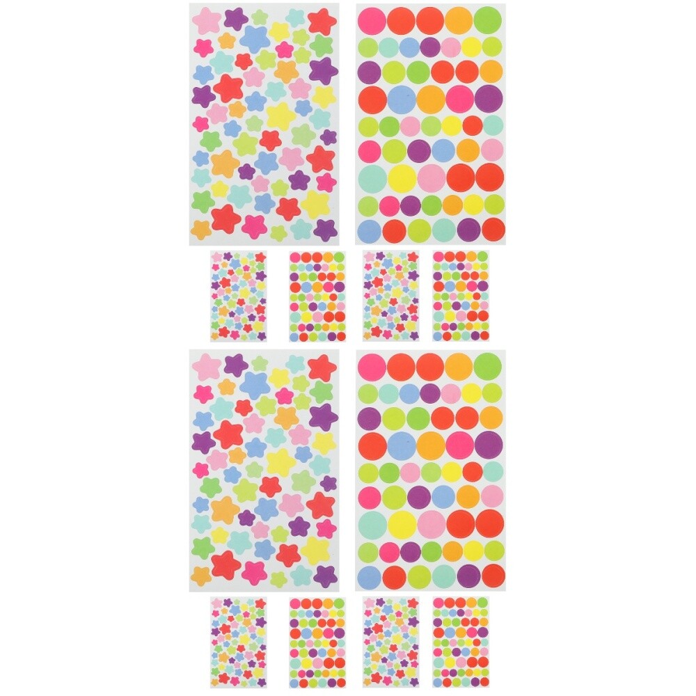 AOZUO Lot de 500 autocollants en forme d'étoile à paillettes pour récompense, 2,5 cm, autocollants colorés et brillants pour tableau de comportement pour bricolage, école, enseignant, étudiant (bleu