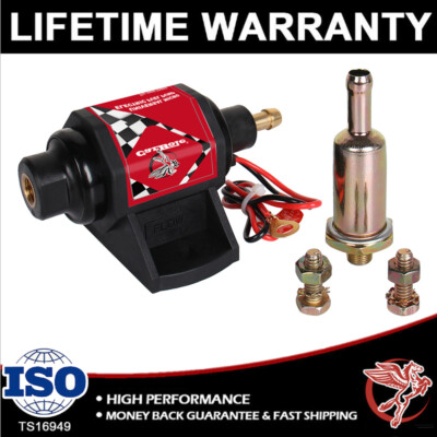 42S Electric Fuel Pump 2-3.5PSI 12V Universal Carbureted 4,6,8 Cylinder 28GPH