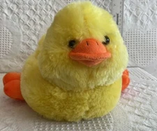 Beverly Hills Teddy Bear Co. Plush Yellow Chick Easter Springtime Basket 11.75”