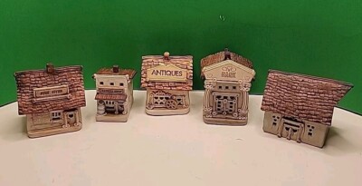 Lot Of Windy Meadows Pottery Buildings.