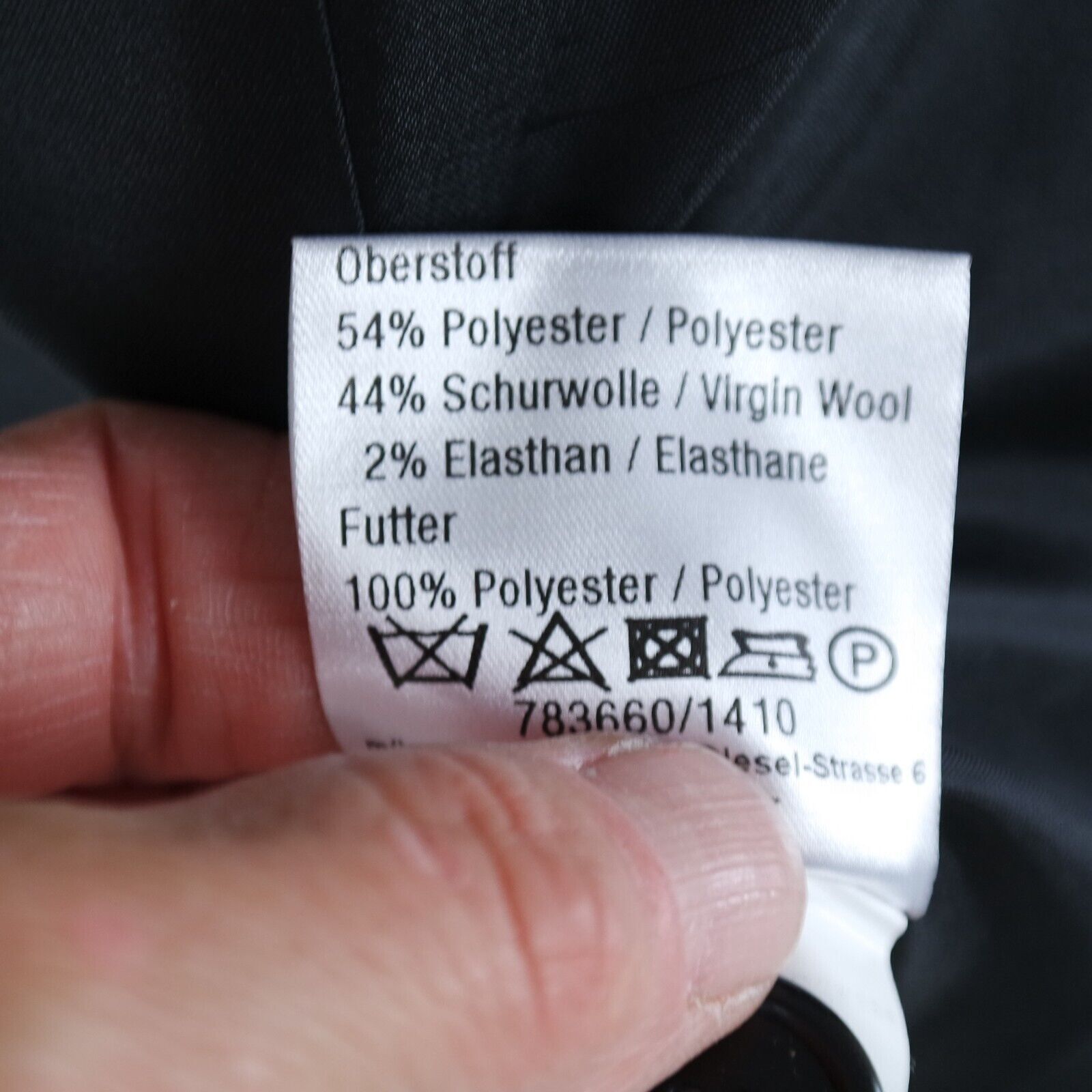 Mens Dark Grey Sport Coat 40R US Size MUNZ Wool B… - image 11