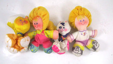 Lot Fisher Price Smooshees 1988 Itty Bitty Kitty Cat Toy Plush 2 Squishy dolls