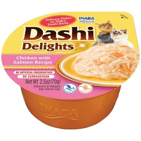 4262365730664 INABA Dashi Delights Chicken with salmon in broth - Katze behandel