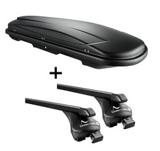 Dachbox VDPJUXT500+Relingträger aufl. Reling für für Kia Sorento III ab 15