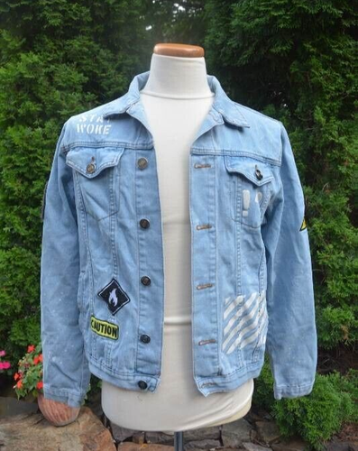 Cotton Blend DENIM JEAN JACKET 