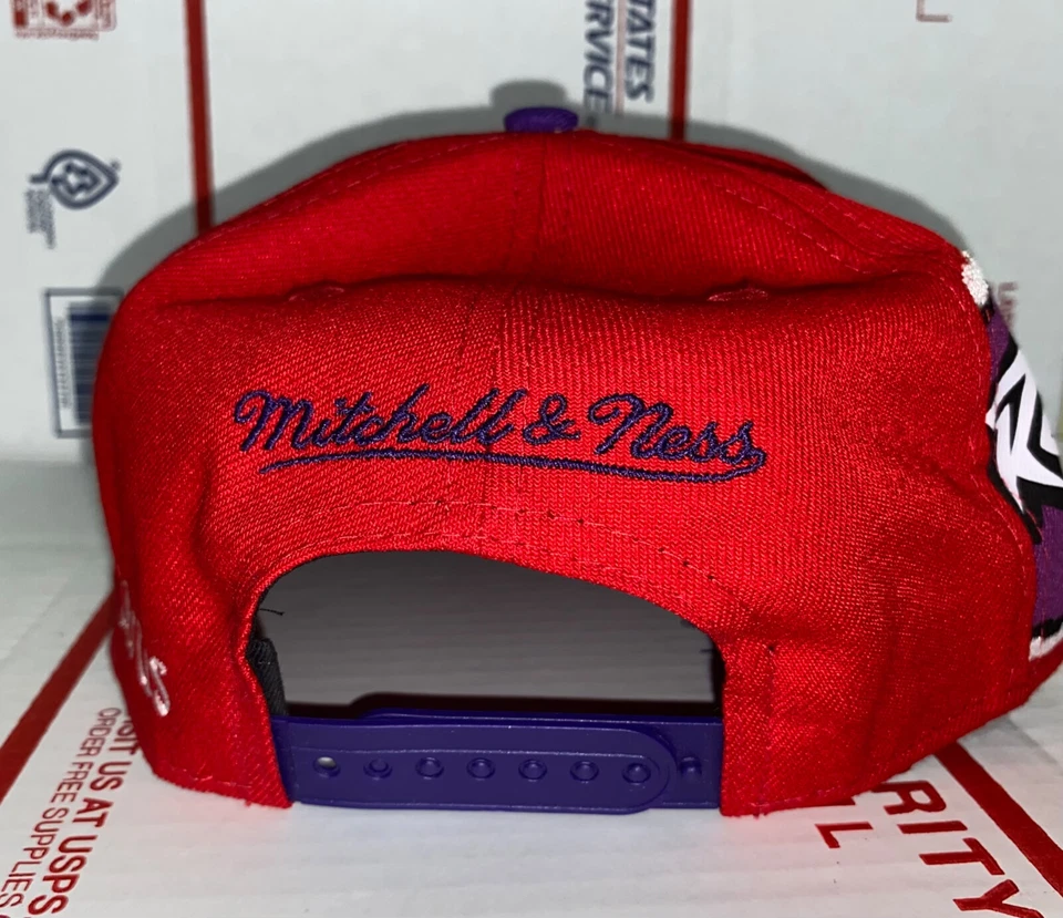 Toronto RAPTORS Baloncesto Equipo NBA HWC Snapback Gorra PERSONALIZADA Retro Azulejos Foto 4 de 4