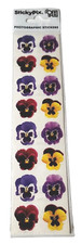Paper House Productions Sticky Pix Photographic Stickers Pansies Flowers